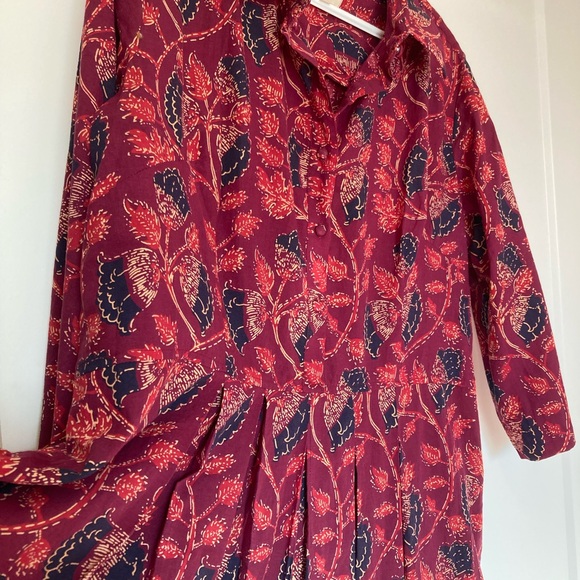 Cotton Hand block printed Dress - Picture 5 of 5